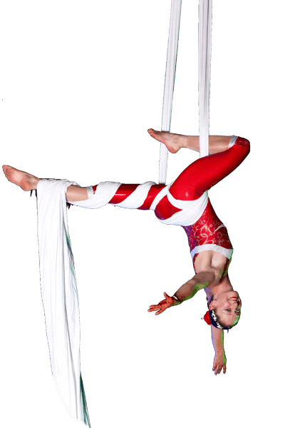 Madam Mango Circus Silks Performance Aerial Act